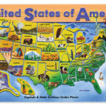 Wood USA Puzzle